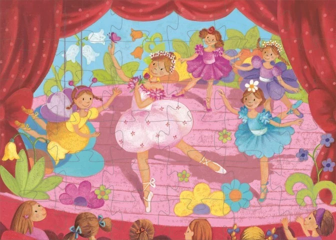 Puzzle silueta La bailarina - Djeco - Imagen 3