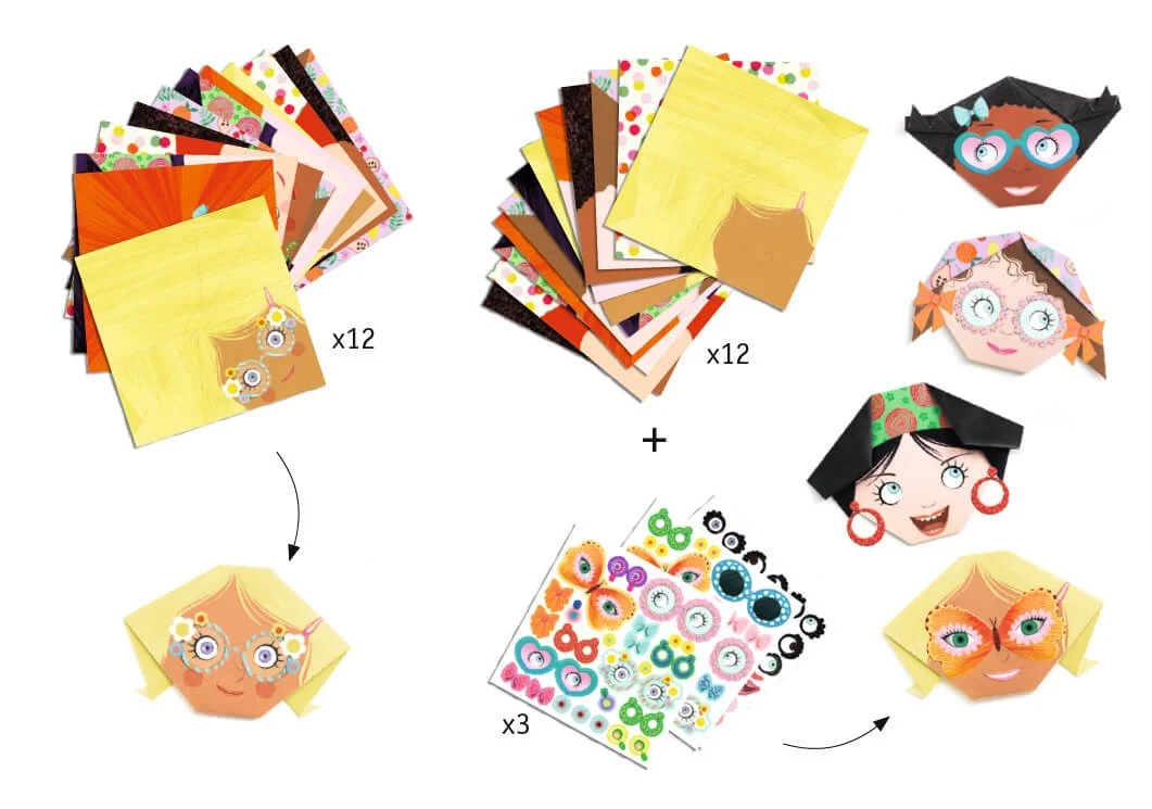 Papiroflexia Origami Caritas - Djeco - Imagen 3
