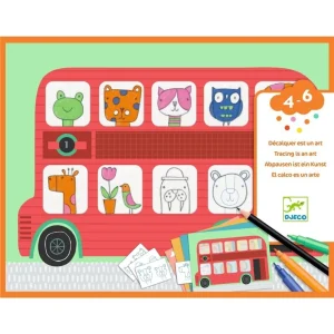 Dibujos para colorear Calcar es un arte - Djeco