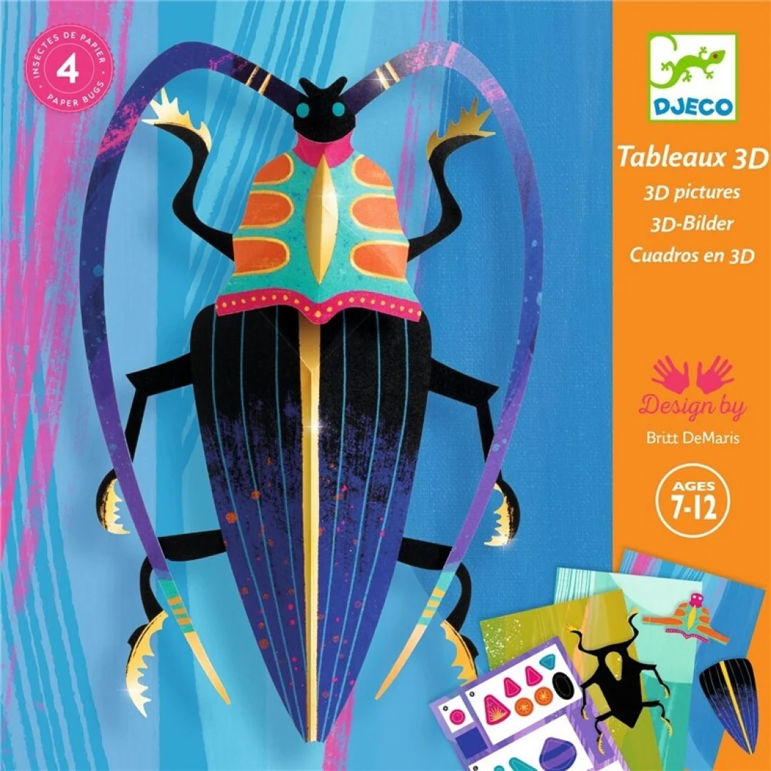 Papel creativo insectos - Djeco - Imagen 2