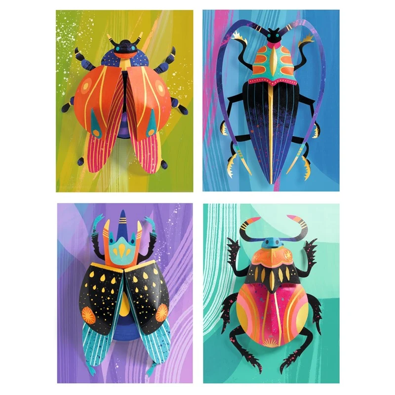 Papel creativo insectos - Djeco - Imagen 3