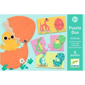 Puzzle Huevos Divertidos - Djeco