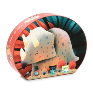 Puzzle silueta Teo el dino - Djeco