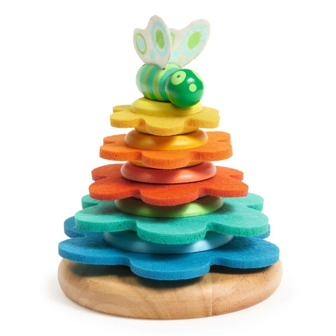 Apilable Baby Color Butterflower - Djeco - Imagen 3