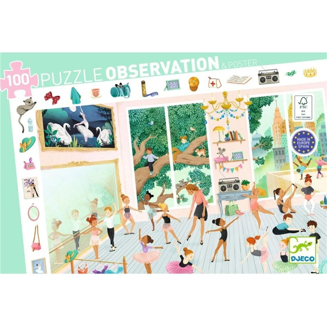 Puzzle Observación La escuela de baile - Djeco