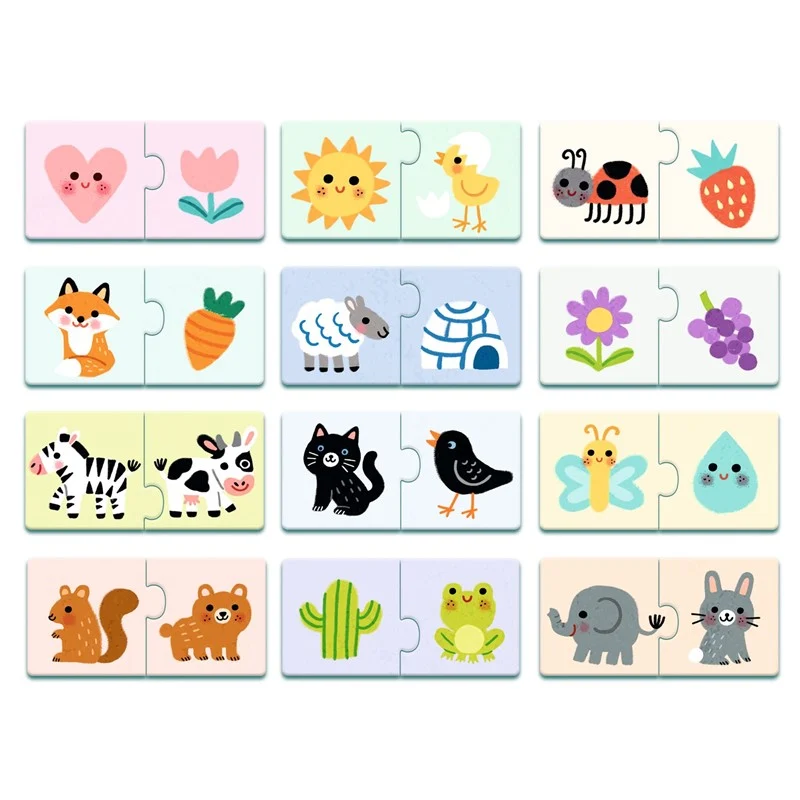 Puzzle Dúo Colores - Djeco - Imagen 3