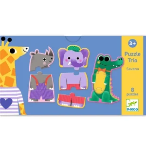 Puzzle Trio Savannah - Djeco