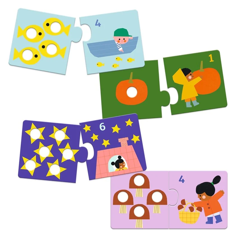 Puzzle Primeras Cifras - Djeco - Imagen 3