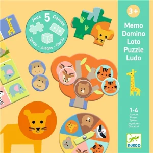 Memo, Domino, Loto, Puzzle, Ludo