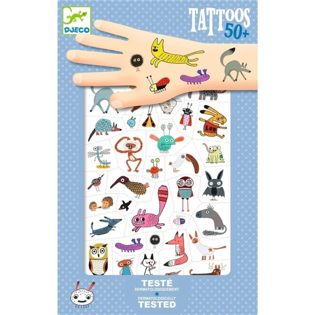 Tatuajes Pequeñas criaturas - Djeco