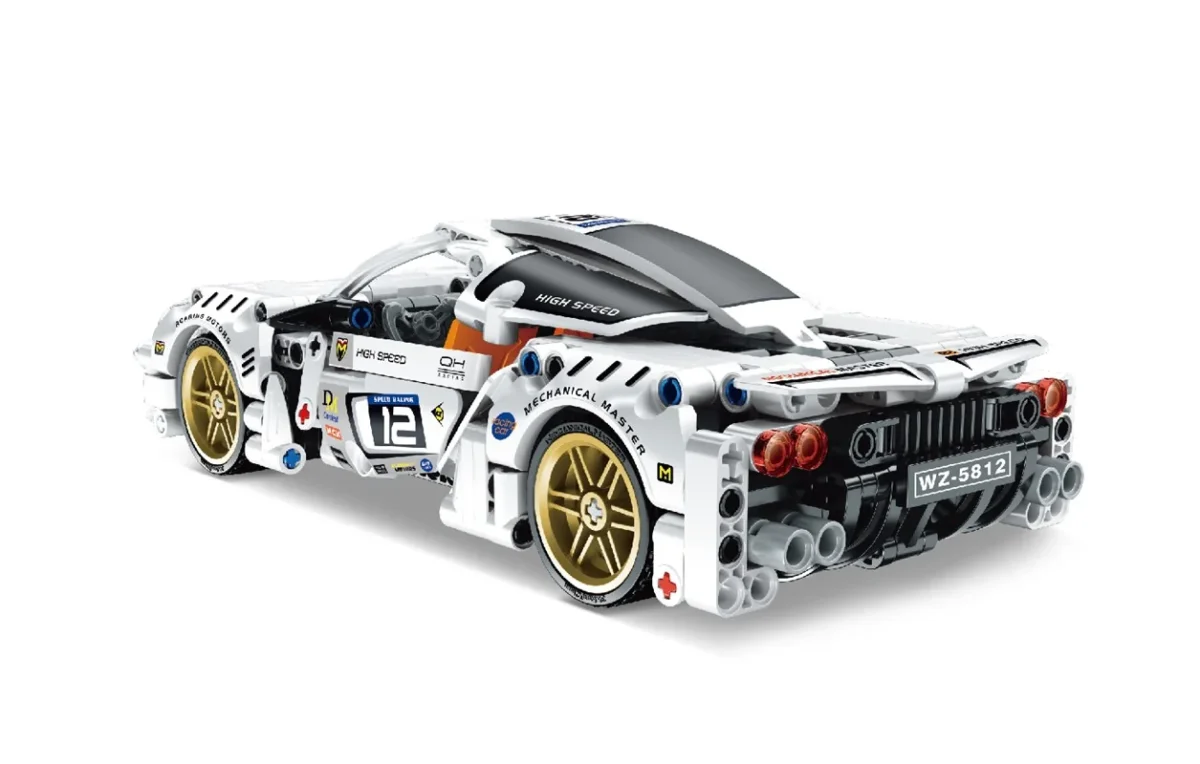 Coche de carreras Blanco 437 pzas - iMMaster - Imagen 4
