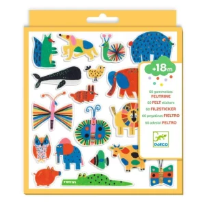Pegatinas fieltro animales - Djeco