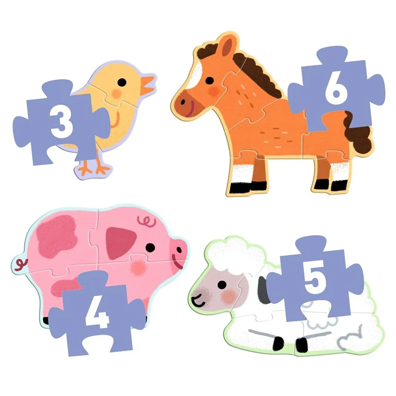 Puzzle evolutivo La granja - Djeco - Imagen 3
