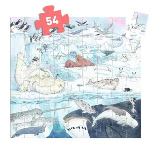 Puzzle silueta suavidad polar - Djeco