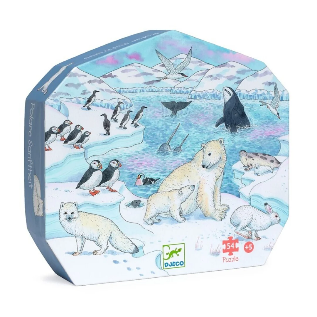 Puzzle silueta suavidad polar - Djeco - Imagen 3