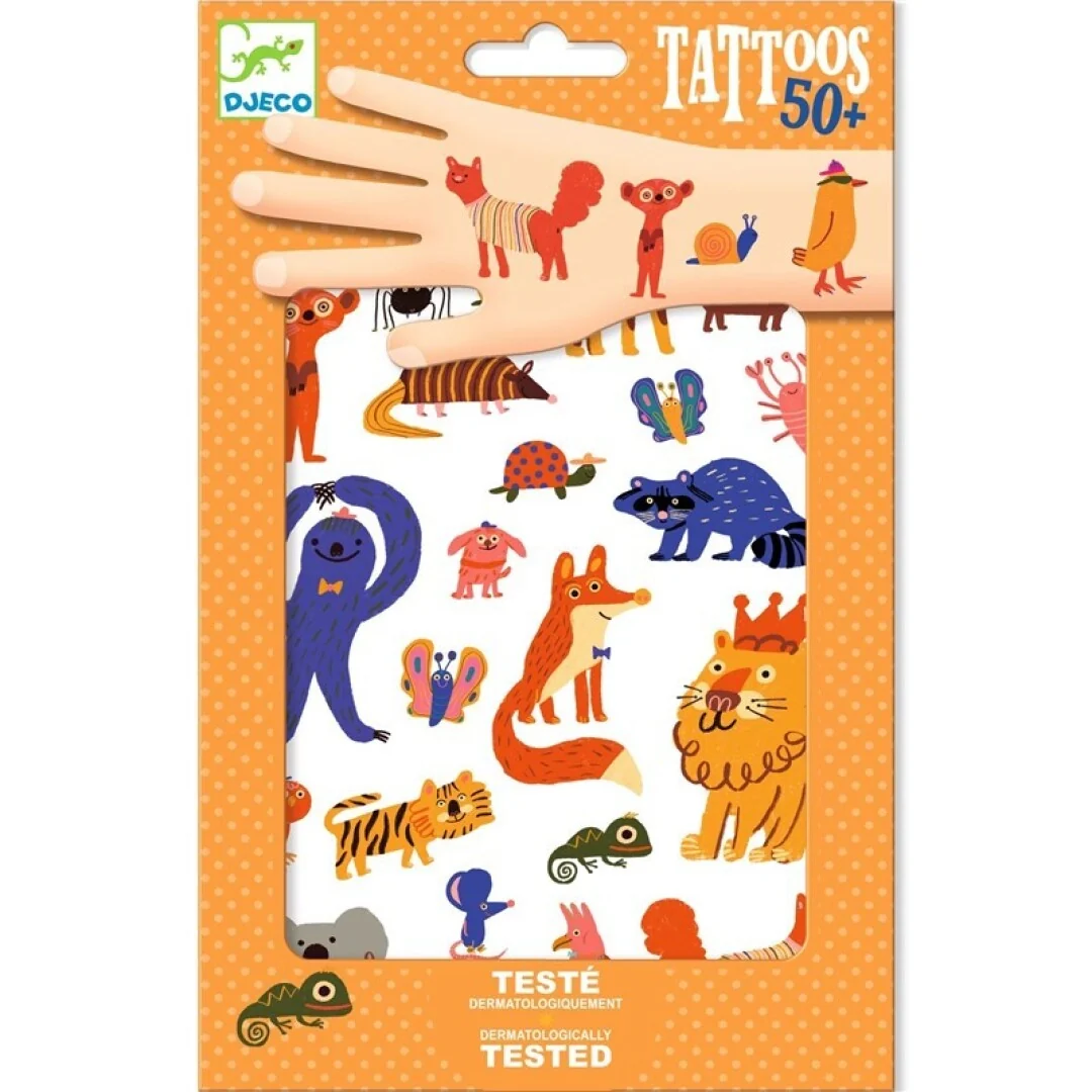 Tatuajes Animales divertidos - Djeco - Imagen 2