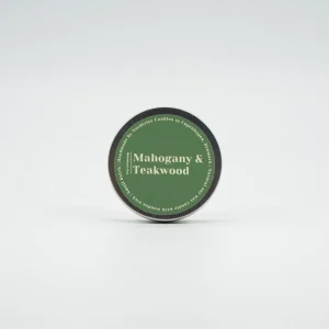 Mini vela perfumada de soja - Caoba y madera de teka - Nordtrice (Dinamarca)