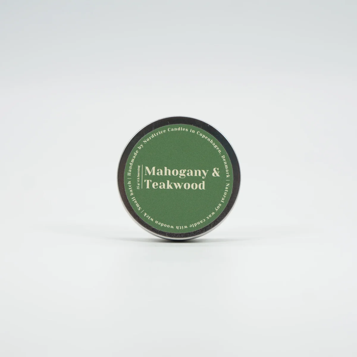 Mini vela perfumada de soja - Caoba y madera de teka - Nordtrice (Dinamarca) - Imagen 2
