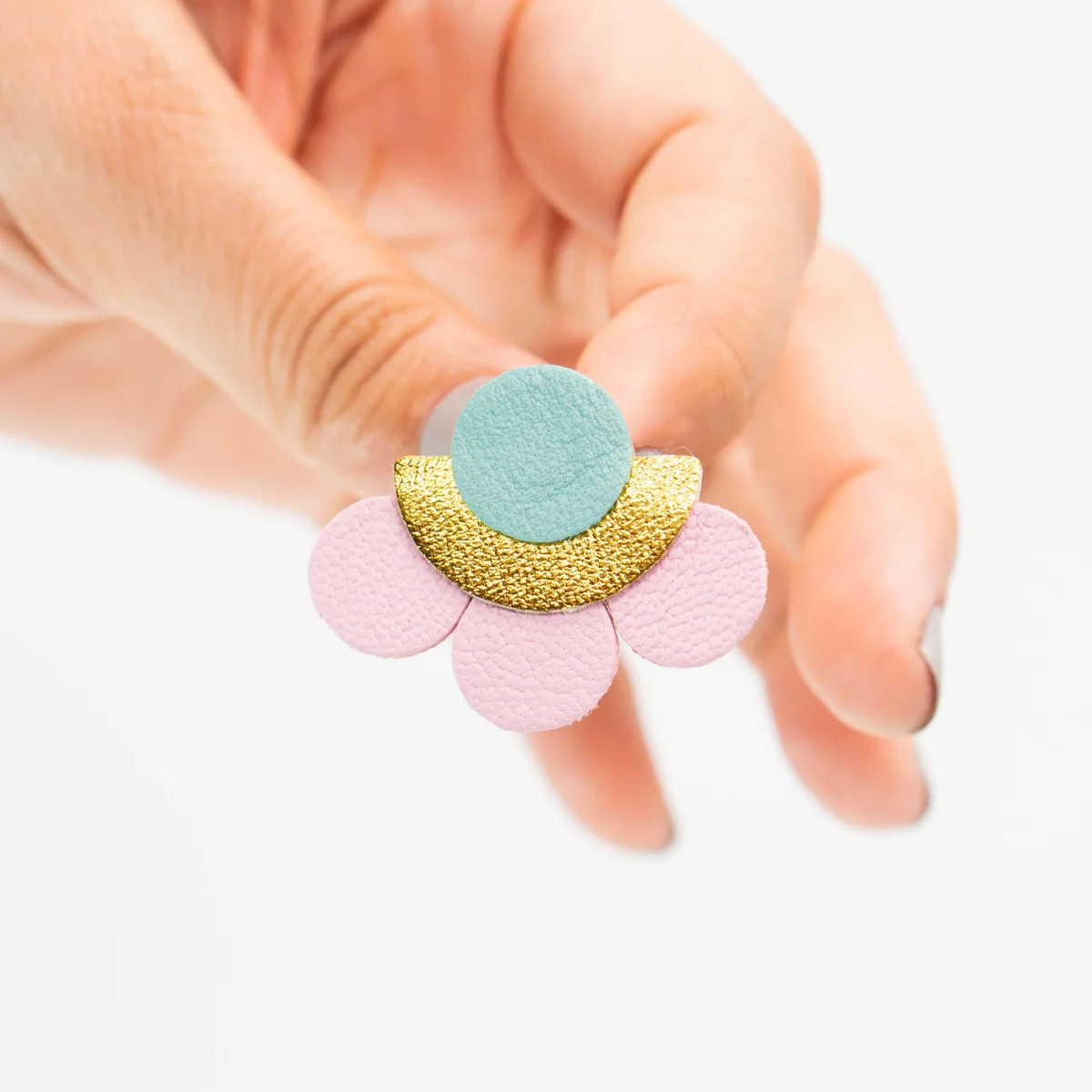 Pendientes de diseño boho Flor - Chenoha Studio (Francia) - Imagen 3