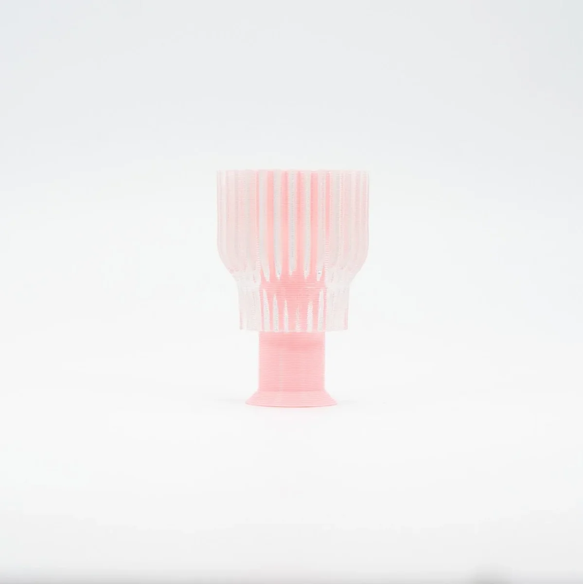Portavelas de diseño ecológico doble 2.20 Rosa - Warren & Laetitia (Francia) - Imagen 3