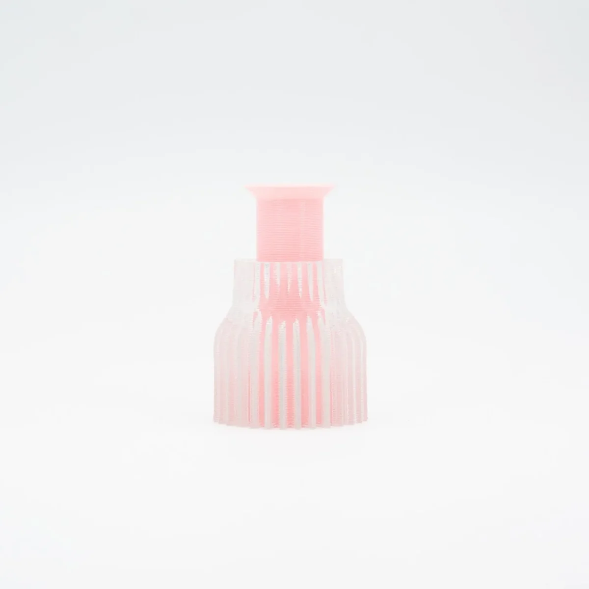 Portavelas de diseño ecológico doble 2.20 Rosa - Warren & Laetitia (Francia) - Imagen 2