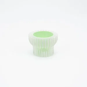 Portavelas de diseño ecológico doble 2.20 Menta - Warren & Laetitia (Francia)