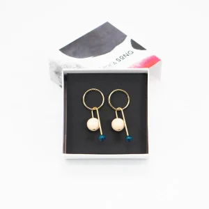 Pendientes de diseño Eline - Sew a song (Barcelona)