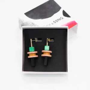Pendientes de diseño Tótem 3 - Sew a song (Barcelona)