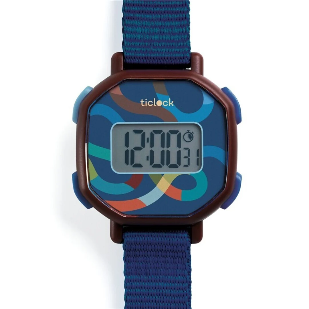 Reloj digital Blue Volute - Djeco - Imagen 2