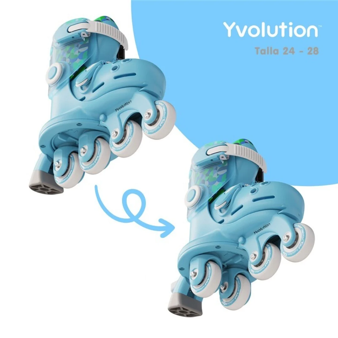Patines azul Yvolution - Imagen 4