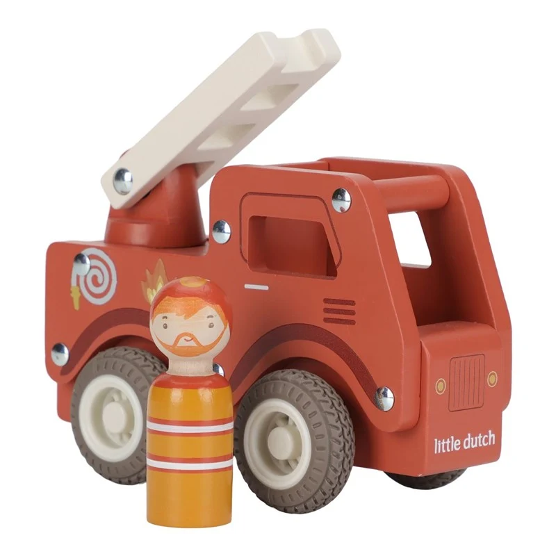 Mini camión de bomberos - Little dutch - Imagen 2