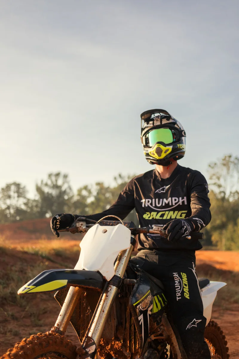 Triumph Pantalones Racer Graphite MX - Imagen 8