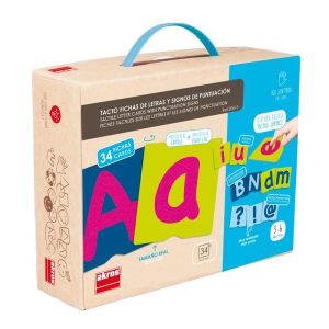Tacto fichas letras y signos de puntuación - Akros