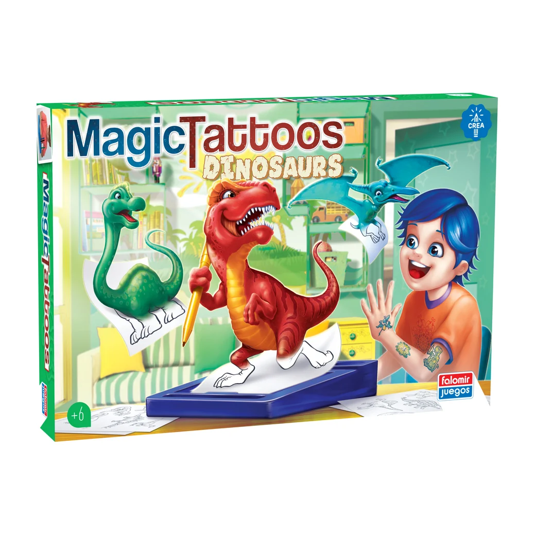 Tatuajes mágicos Dinosaurios - Imagen 2