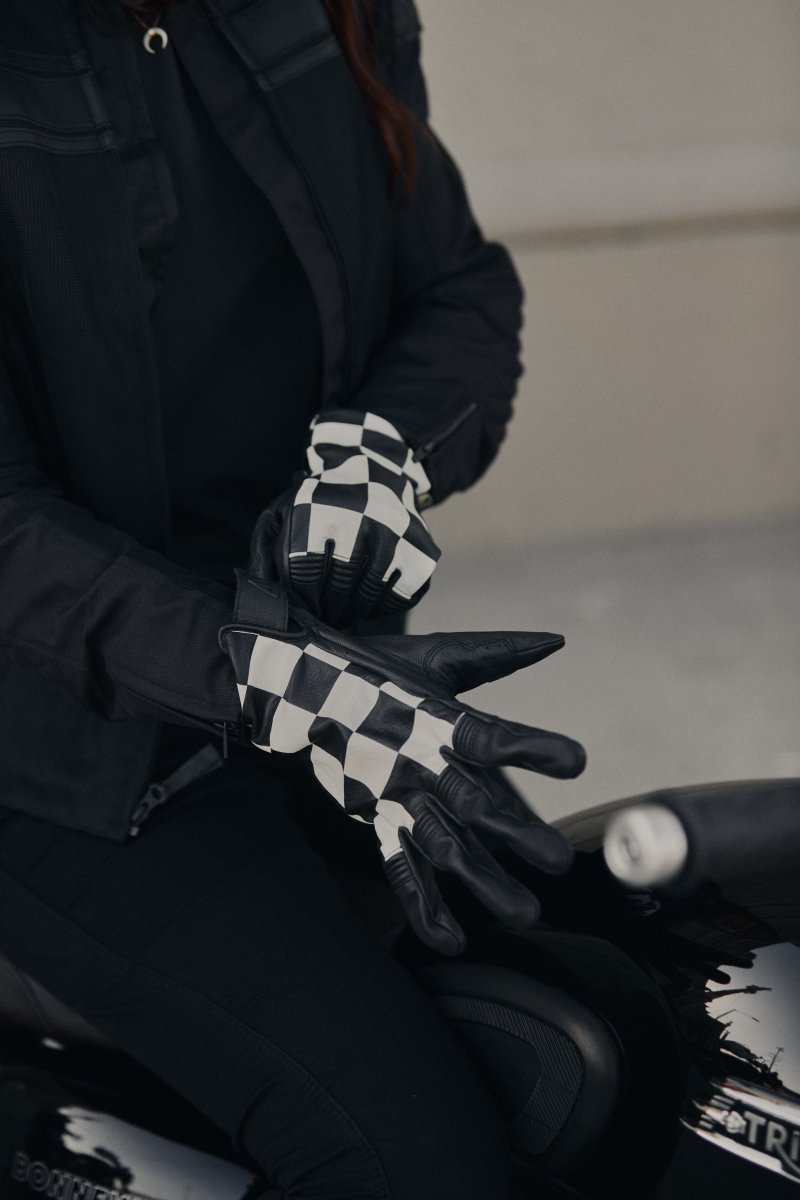 Guantes de Cuero Checkerboard Triumph - Imagen 5