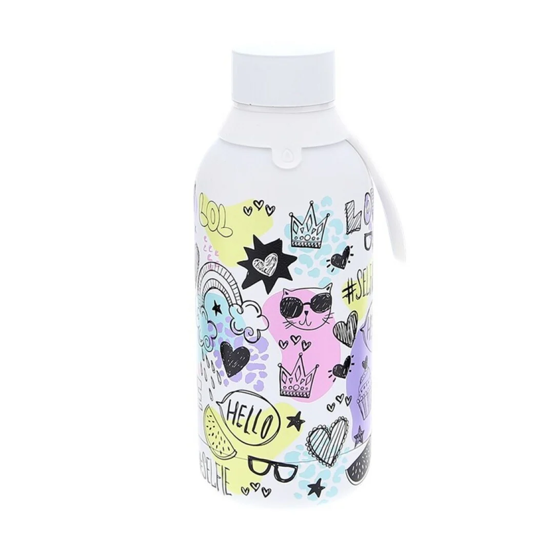 Botella térmica acero 500ml Ice Hello - Imagen 2