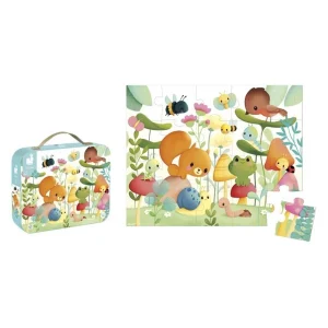Puzzle Los compañeros del jardín - Janod