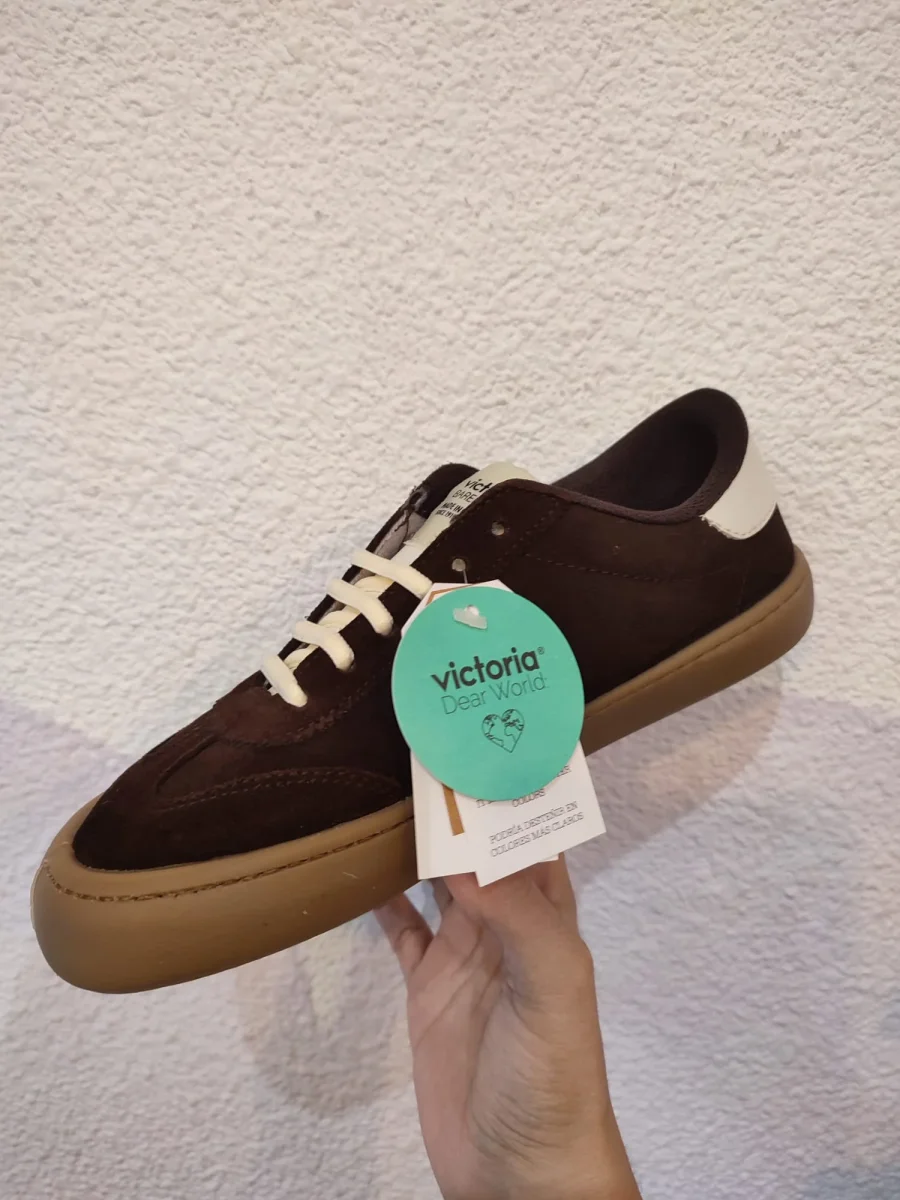 Victoria Deportiva Olmo Barefoot Marrón Serraje - Imagen 4
