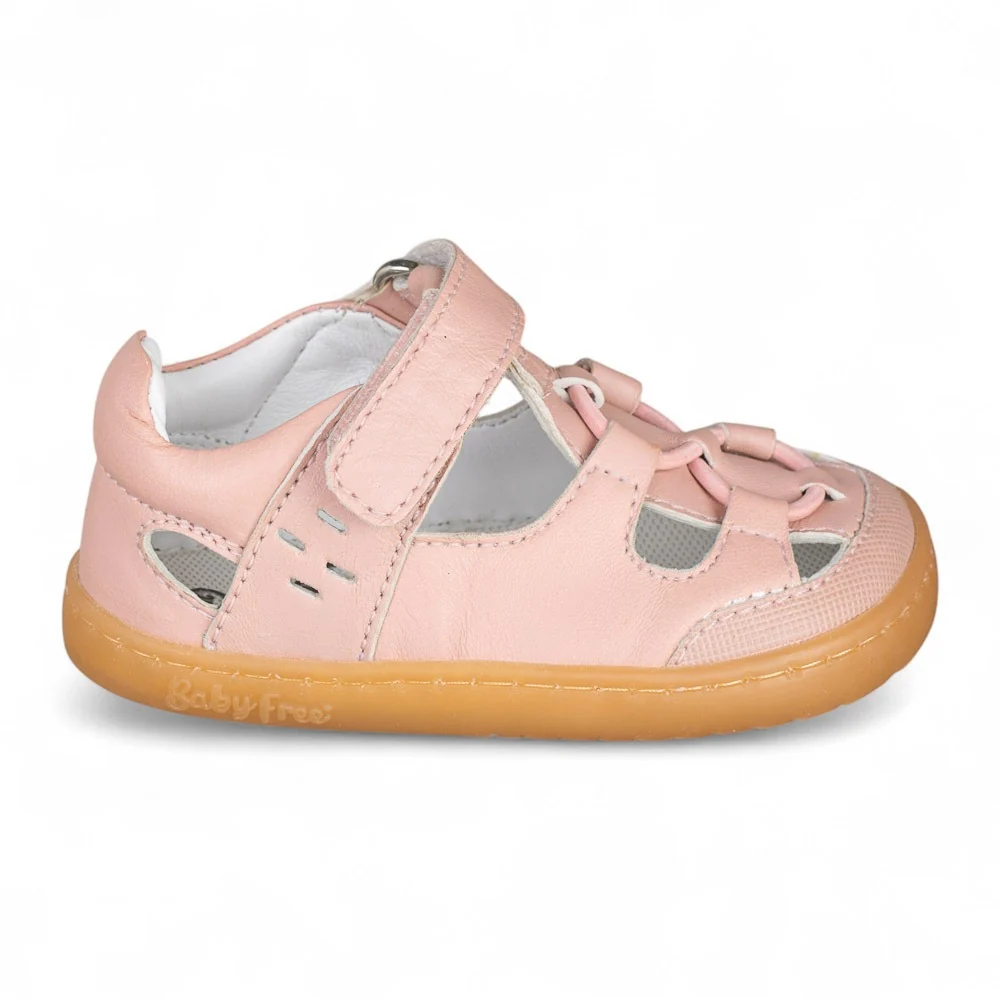 Sandalia piel baby free rosa – Chetto - Imagen 5