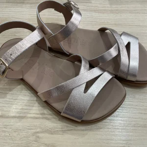 Sandalia barefoot Vivant Zenda platino