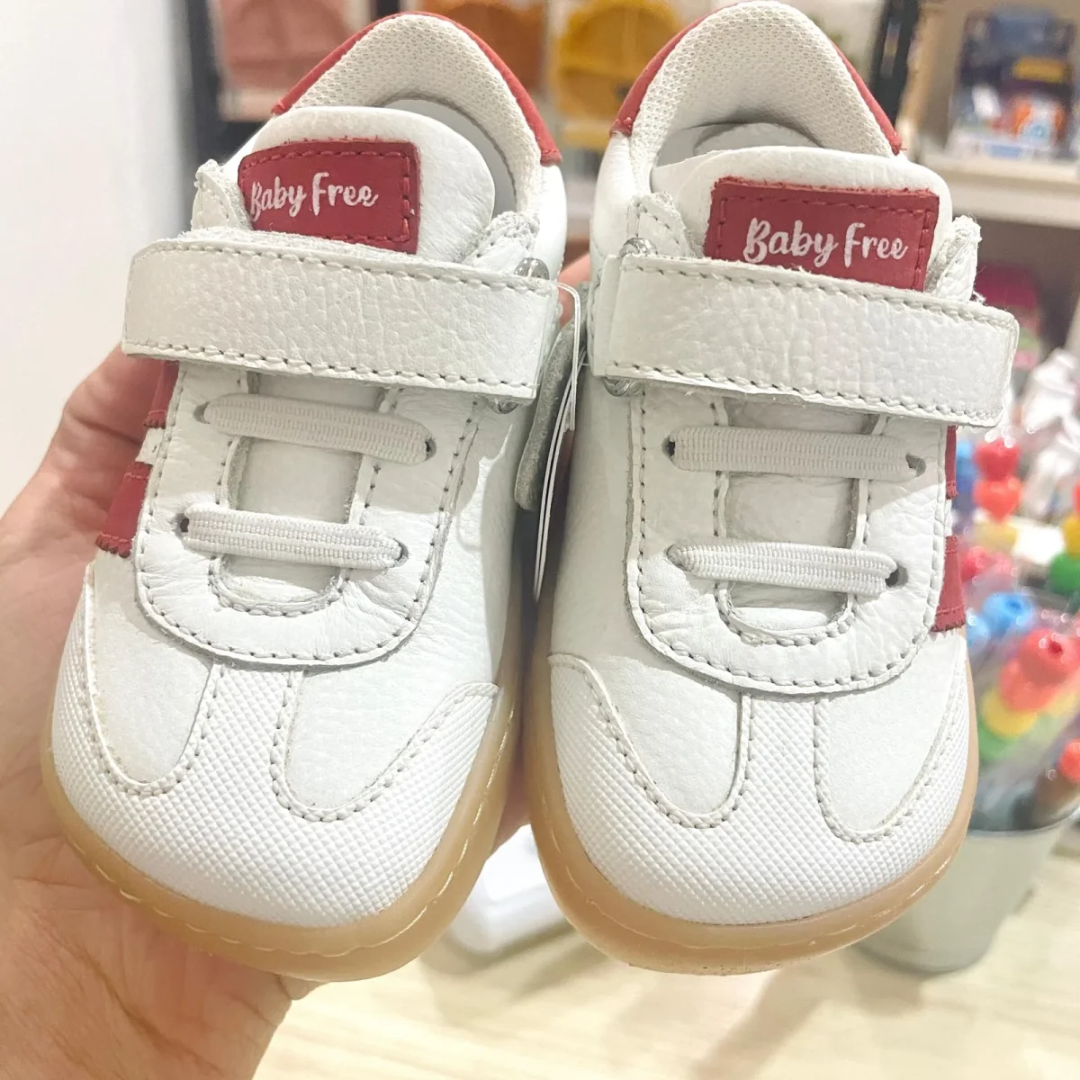 Deportiva Piel Blanco & Rojo – Chetto - Imagen 5
