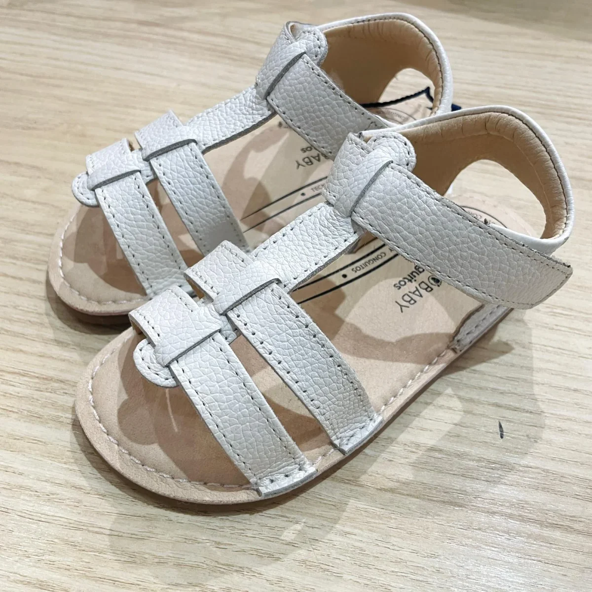 Conguitos - Sandalias Piel blanca tiras - Imagen 4