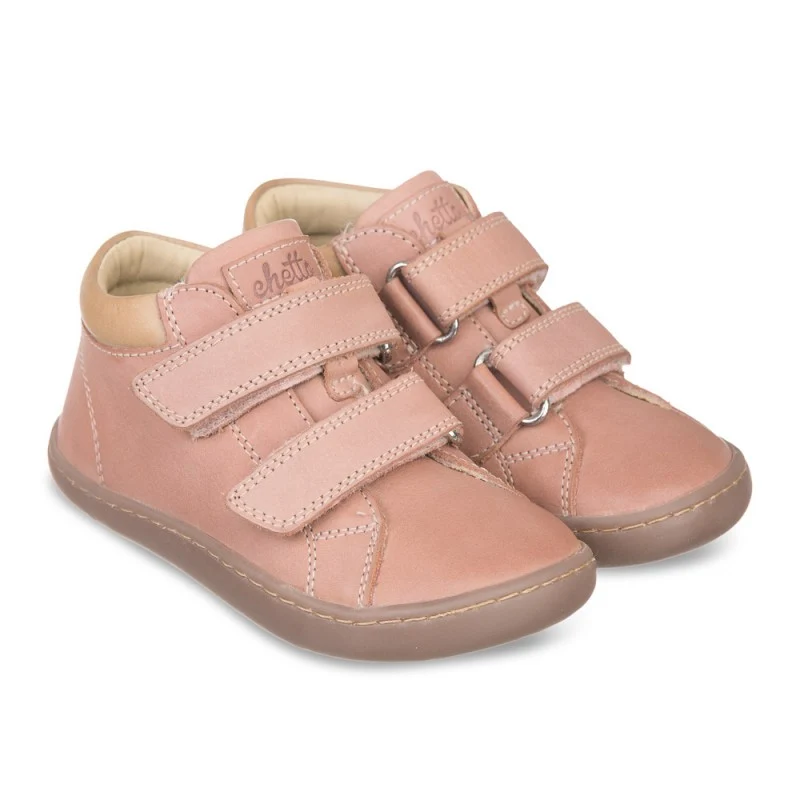 Botin respetuoso dos velcros rosa – Chetto (liquidación)
