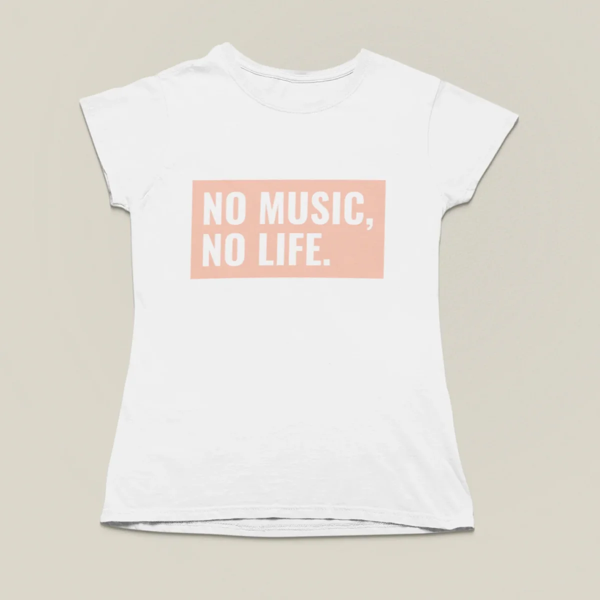 Camiseta de mujer - No music, no life - Imagen 2