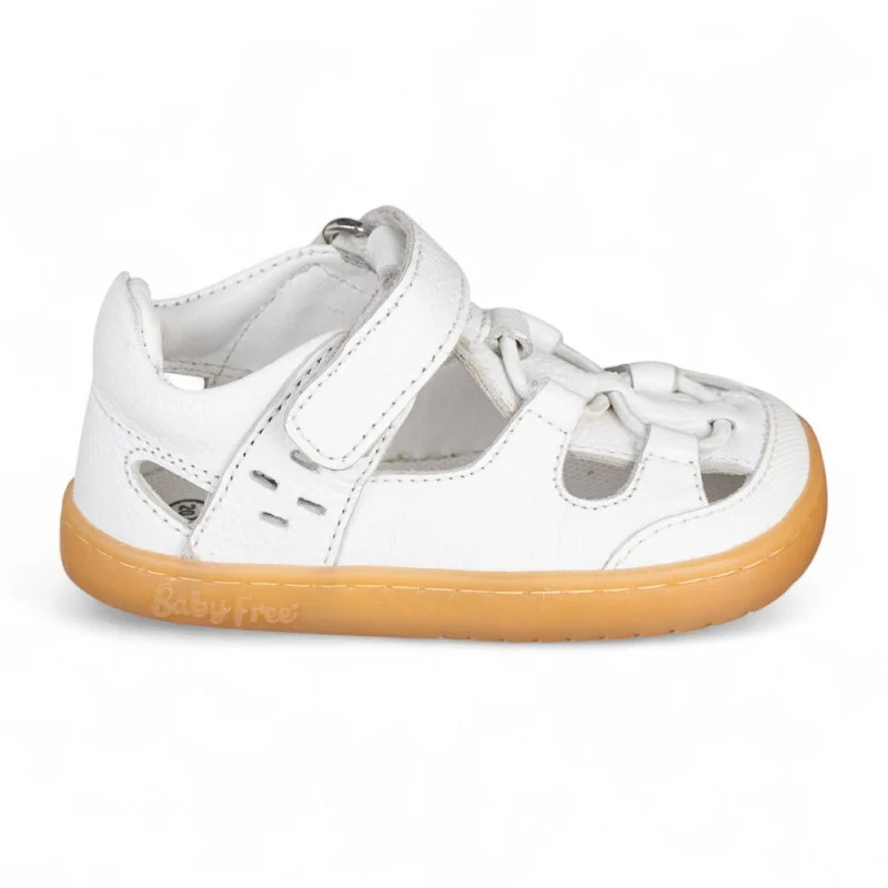 Sandalia piel baby free blanco – Chetto - Imagen 4
