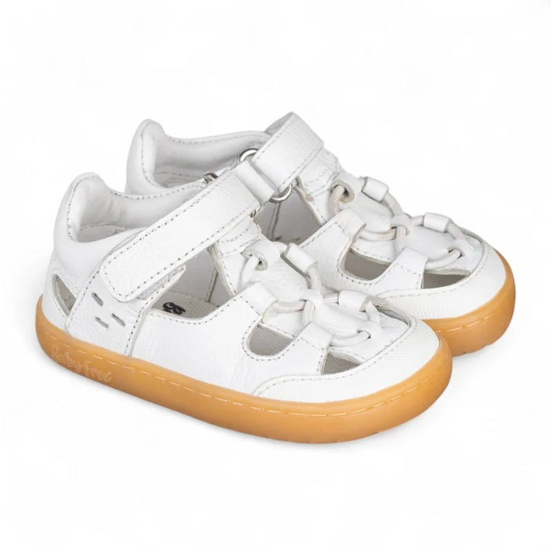 Sandalia piel baby free blanco – Chetto - Imagen 2