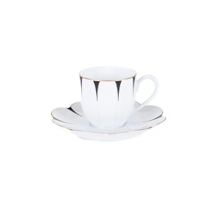 Tacita de café con plato Drops