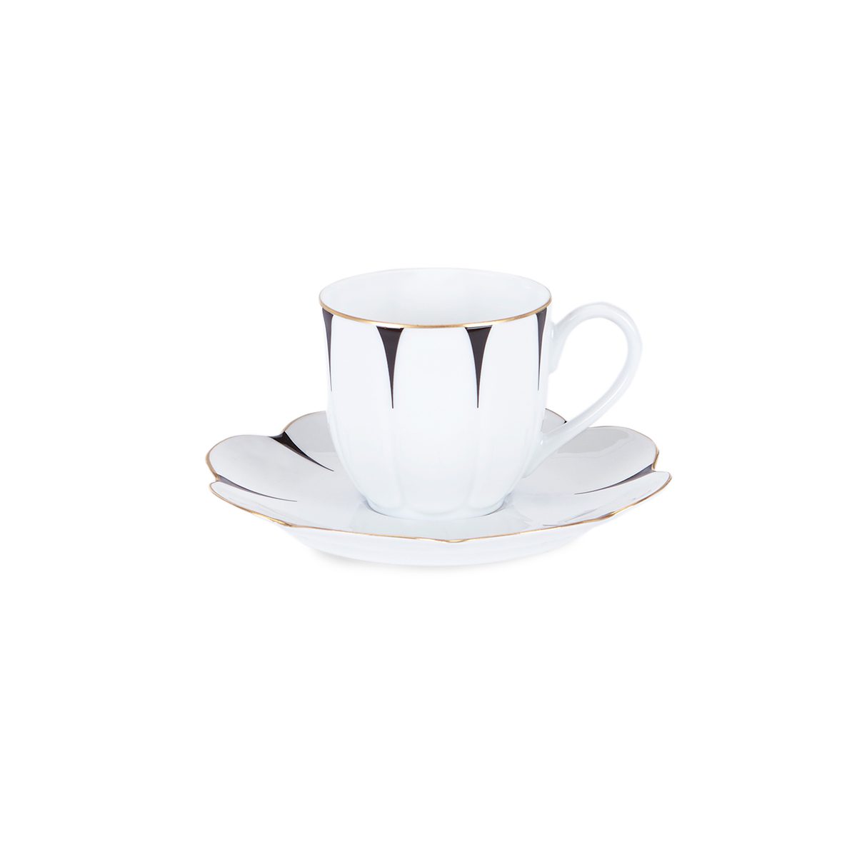 Tacita de café con plato Drops