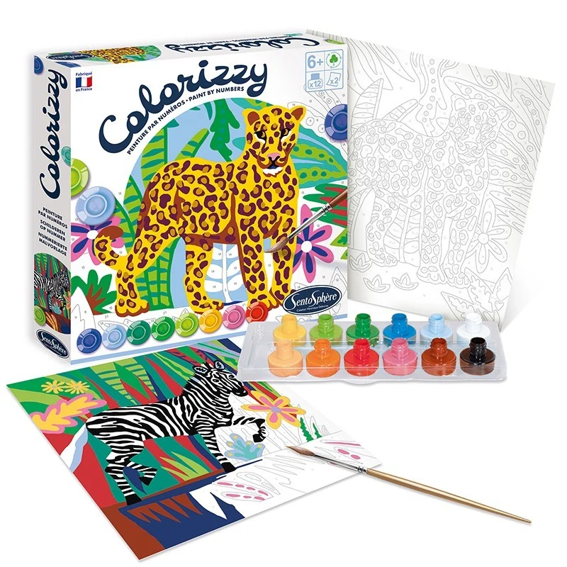 Colorizzy Cebra y Leopardo - Sentosphère - Imagen 3