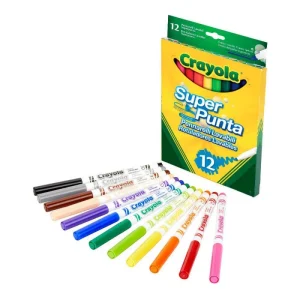 12 rotuladores super punta - Crayola